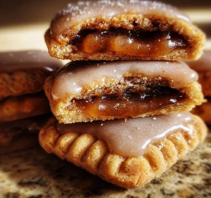 Delicious Brown Sugar Pop Tart Cookies freshly baked and ready to enjoy.