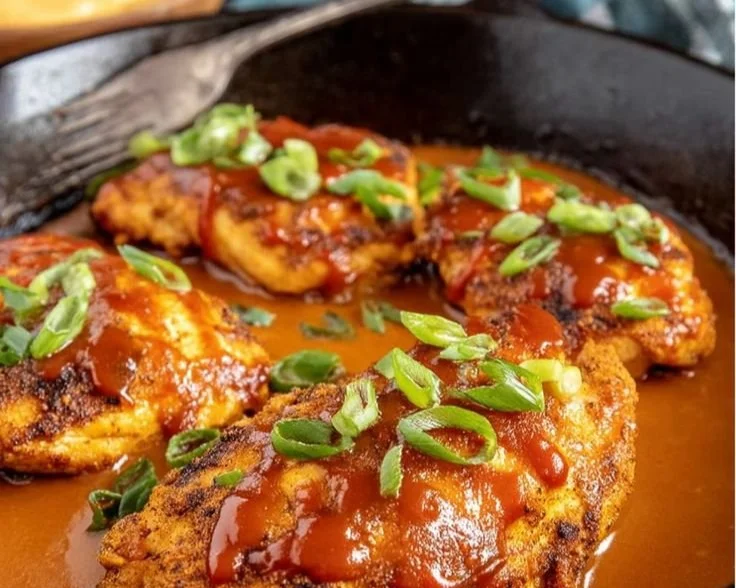Delicious Chicken Diablo dish served with spicy sauce and garnishes