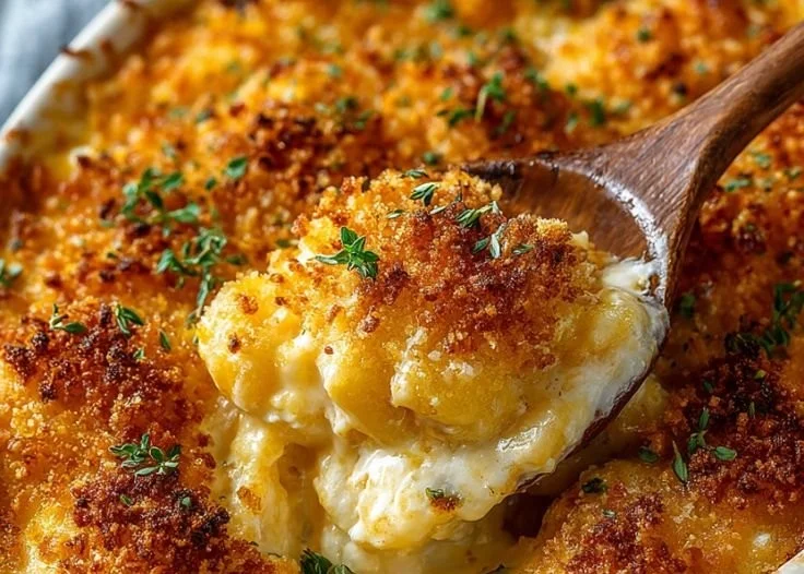 Dolly Parton's 5-Ingredient Casserole served on a plate