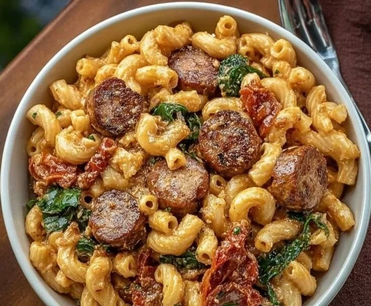 Delicious Marry Me Sausage Pasta served in a bowl